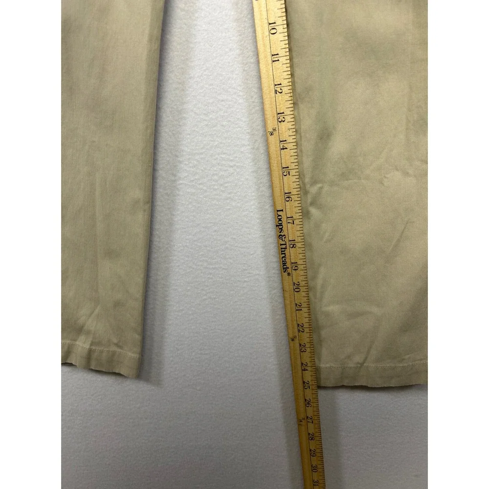 Classic Preppy Banana Republic‎ Mens 30x30 Khaki Aiden Slim Fit Chino Trousers